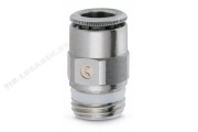 Соединитель 1/4'/D6мм метал