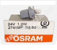 Лампочка 24v1.2w приборная с цок.