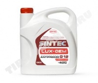 Антифриз SINTEC -40 G12 LUX красный 5кг