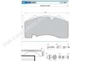 Колодки тормозные 210.9*108.3*30