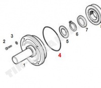 Кольцо 203*3mm
