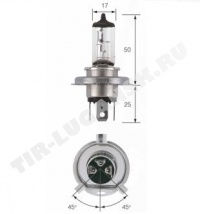 Лампочка H4 24v 75/70w