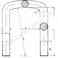 Стремянка 92*227 M20*2.5