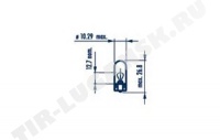 Лампочка 24v5w б/ц   W5W