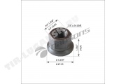 Гайка колеса 7/8"-14UNF h=35/33