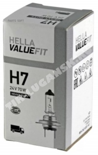 Лампочка H7 24v70w VALUEFIT 26d