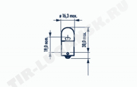 Лампочка 24v5w R5W