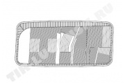 Стекло фары RVI Premium, R