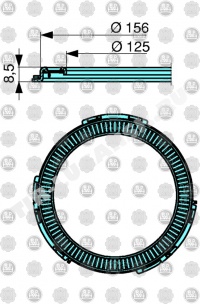 Кольцо ABS D156