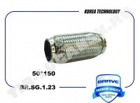 Гофра глушителя 50*150
