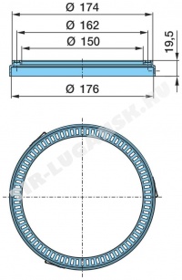 Кольцо ABS D150
