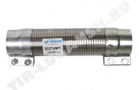 Гофра глушителя D75/L270