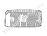 Стекло фары RVI Premium, L