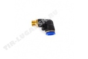 Соединитель уголок М22*1,5/D10mm метал/пласт