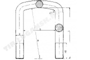 Стремянка 92*240 M22*2.5