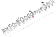 Шестерня  6-й передачи 24 зуб