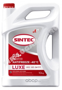 Антифриз SINTEC Luxe G12+ red -40 10кг