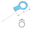 Ключ колпака ступицы SW95 L=233