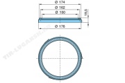 Кольцо ABS D150