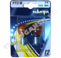 Лампочка 12v21w PY (2шт в упаковке)