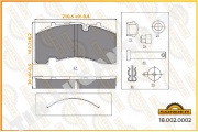 Колодки тормозные 210.9*108.3*30
