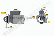 Стартер 12v 2.4kw