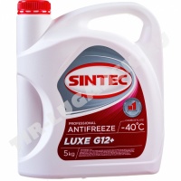 Антифриз SINTEC -40 G12+ LUX красный 5кг