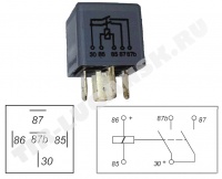 Реле 24v 2*10A