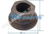 Гайка М22*1.5 колеса с юбкой SW32 H=27