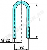 Стремянка 92*280 М22*2,5