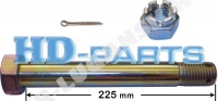 Палец полурессоры М30*225 с гайкой
