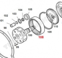 CROWN GEAR 55 T.