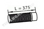 Гофра глушителя D110/L375