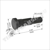 Шпилька колеса 7/8"-14UNF-2A*102 зад