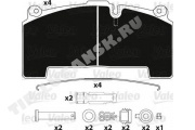 Колодки тормозные 210.9*108.3*30