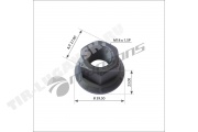 Гайка М18*1.5 колесная SW27 с юбкой