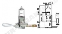 Лампочка H3 24v 100w