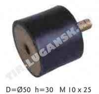Подушка глушителя М10*30 d=50