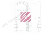 Стремянка М24*103(127)*305