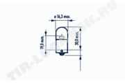 Лампочка 24v5w R5W